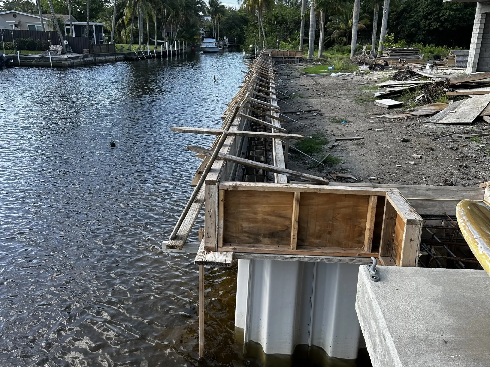 South Florida Dock And Seawall Project Picture