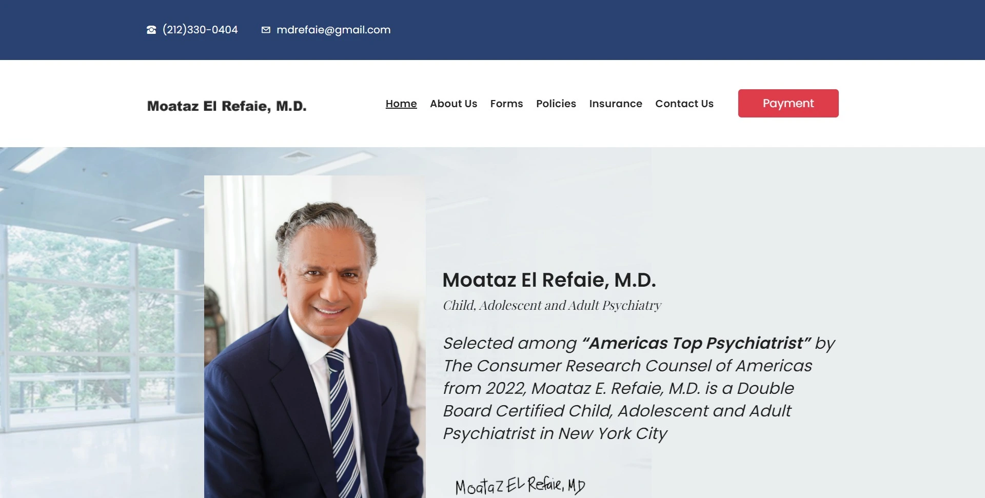 Dr. Refaie Website