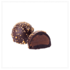 BRUSSELS DARK CHOCOLATE, TRUFFLE WITH ARABICA COFFEE BY GENAUVA CHOCOLATES