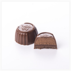 NO SUGAR ADDED MILK CHOCOLATE AND HAZELNUT BY GENAUVA CHOCOLATES