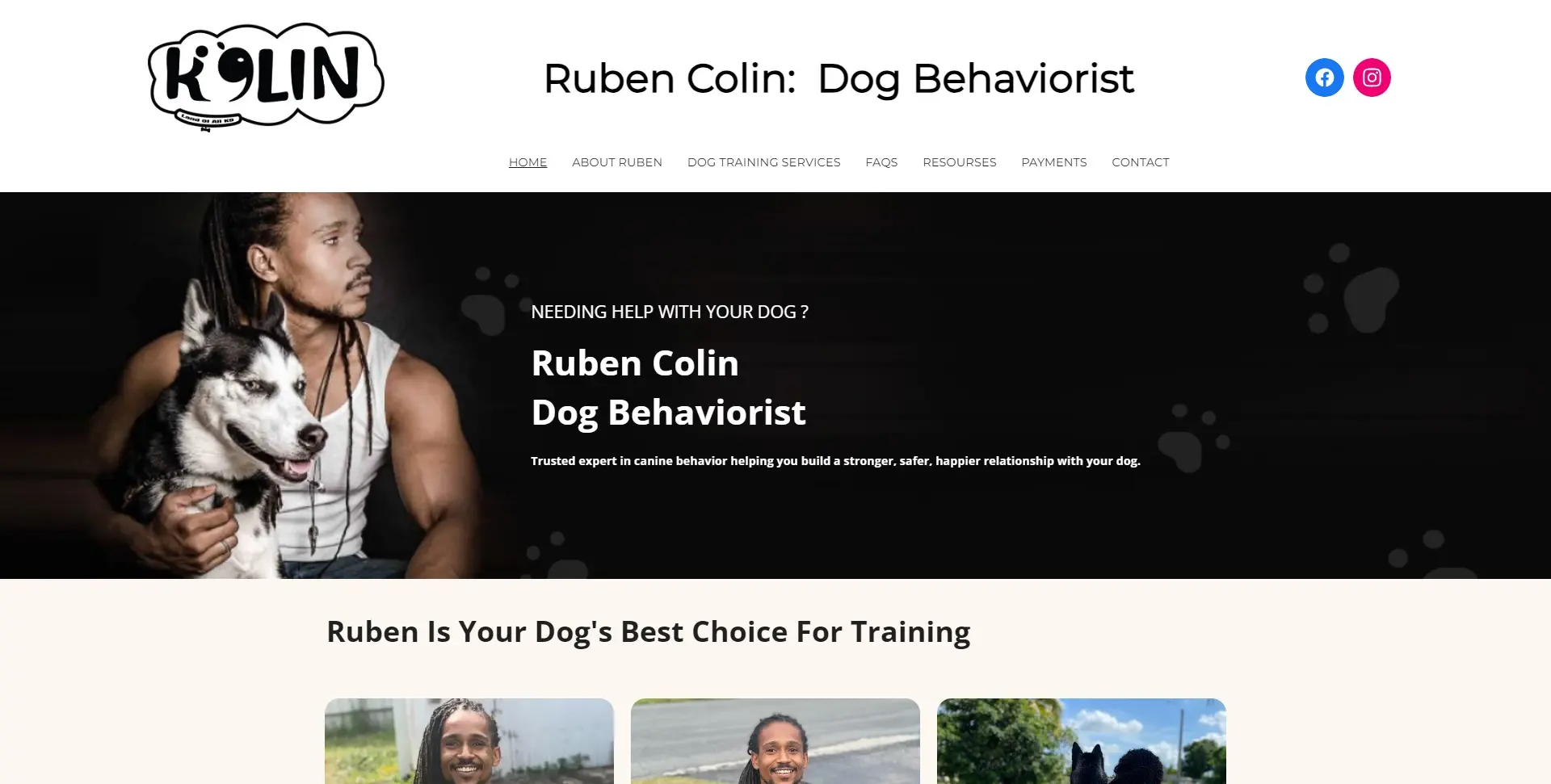 K9Lin Ruben Colin Dog Behaviorist