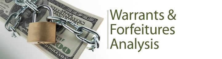 Warrants & Forfeitures Analysis​