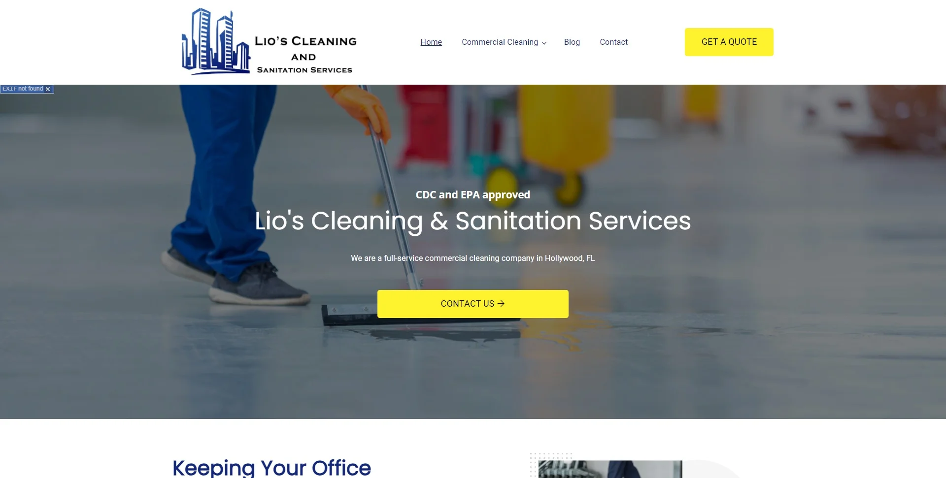 Lios Cleaning Website