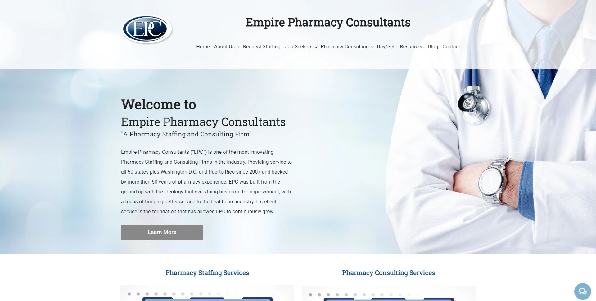 Empire Pharmacy Consultants Website