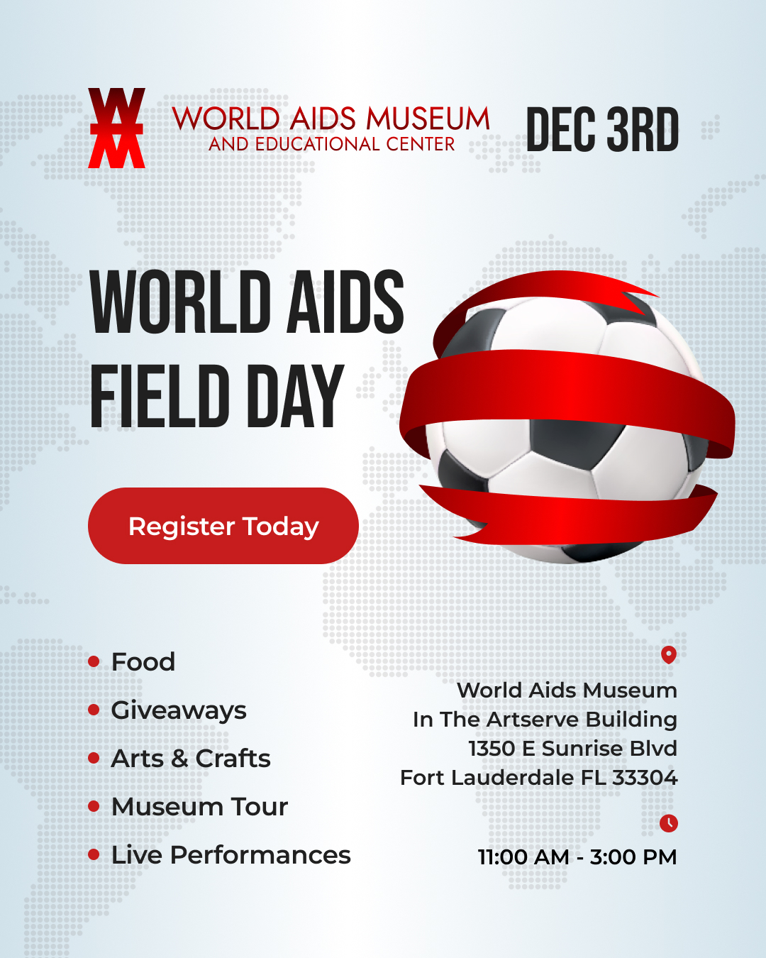 World Aids Field Day Facebook Post