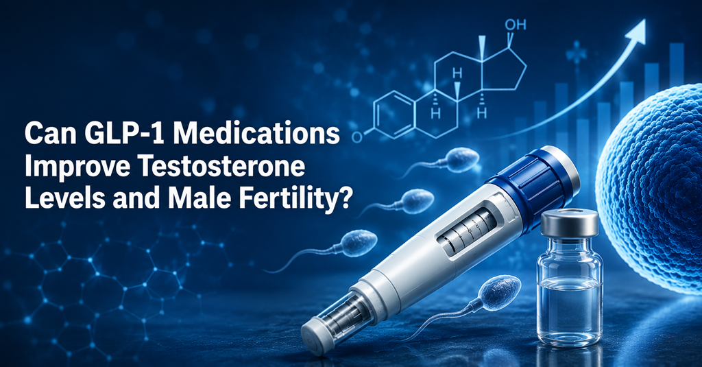 glp 1 with testosterone Can GLP-1 Medications Improve Testosterone Levels and Male Fertility?