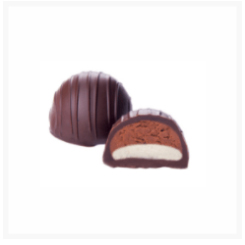 BRABO DARK CHOCOLATE, GANACHE AND MARZIPAN BY GENAUVA CHOCOLATES